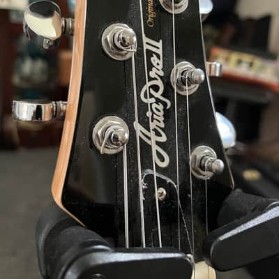 Aria PE 480 Pro ll 2000s - Maple top mahogany back maple neck image 12