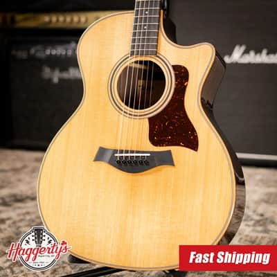 Taylor 414ce Studio Grand Auditorium Acoustic/Electric Guitar - Natural with Gig Bag image 1