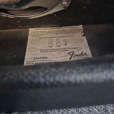 Fender Champ 6-Watt 1x8" Guitar Combo 1970 - 1981 - Silverface image 4