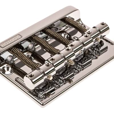 Chrome Bass Bridge by Gotoh 201B-4 Precision 4-String Jazz Bass Bridge image 5