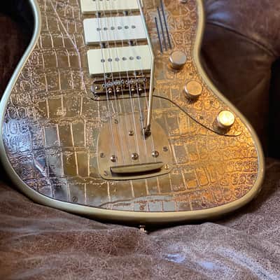 James Trussart Steel Master 2012 - Shiny antique gold gator image 4