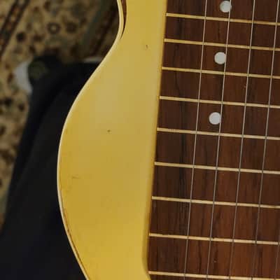 Eddie Alkire 10 String E Harp 1948 White image 6