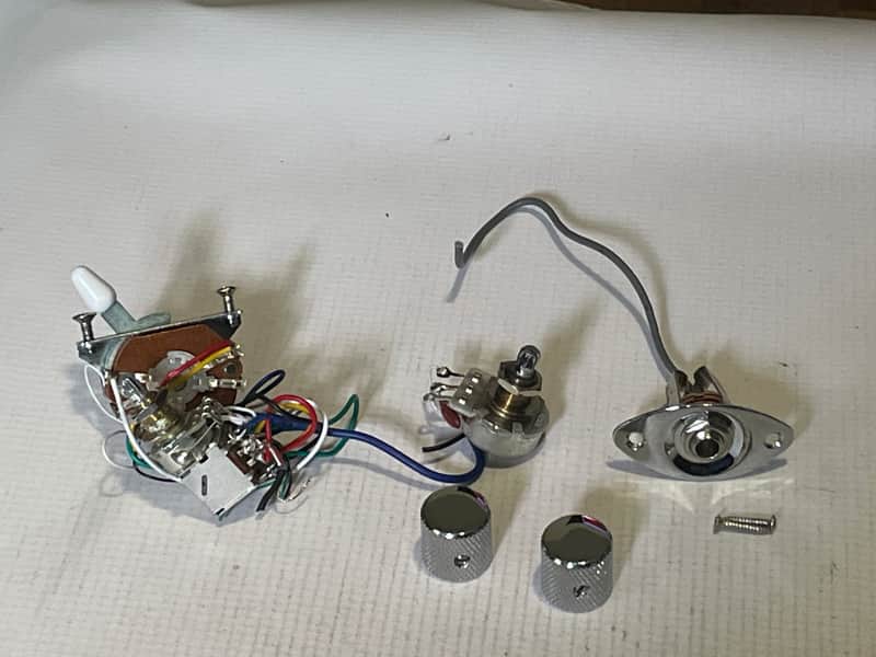 2020's Era Korean Charvel Pro Mod Style 1 Guitar Complete Electronics Volume Pot Jack image 1