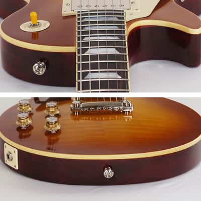 2025 Epiphone Inspired by Gibson Les Paul 1960 Reissue Left-Handed Lefty Washed Cherry Sunburst image 5