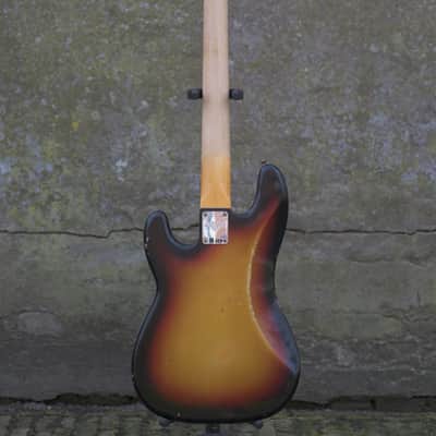 Fender Custom Shop '64 Precision Bass, Relic - Bleached 3-color Sunburst image 18