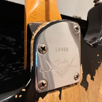 Fender Custom Shop Jason Smith Masterbuilt Garage Mod Stratocaster Heavy Relic Black image 9
