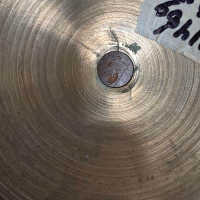 Zildjian 16" Thin Crash 1146g Tiny Bell Cracks CO Stamp 1980s image 4
