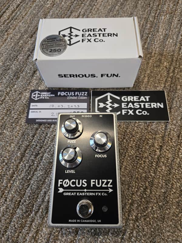 Great Eastern FX Co. FOCUS FUZZ 2023 - Metal black silver image 1