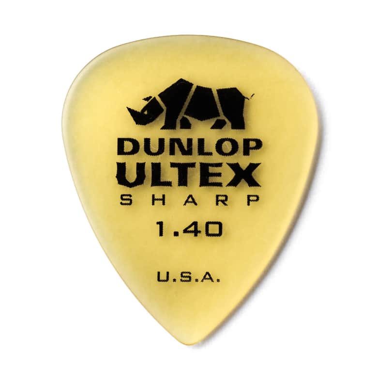 Dunlop 433P140 Ultex Sharp 1.40mm Guitar Picks (6-Pack) image 1
