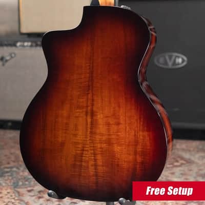 Taylor 224ce-K DLX Grand Auditorium Acoustic/Electric Guitar - Shaded Edgeburst with Hardshell Case image 2