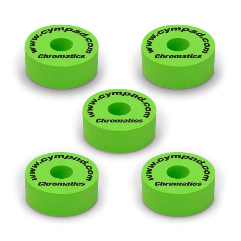 Cympad 40/15mm Chromatics Set - Green (Pack of 5) image 1