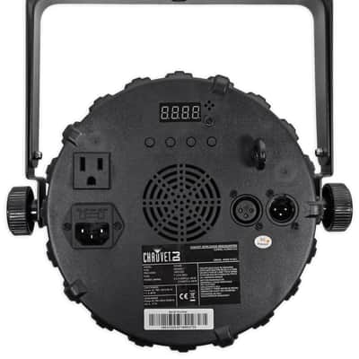 (4) Chauvet DJ FX Par 9 DMX Multi-Effect LED, SMD RGB+UV Lights+Crank Up Stand image 11