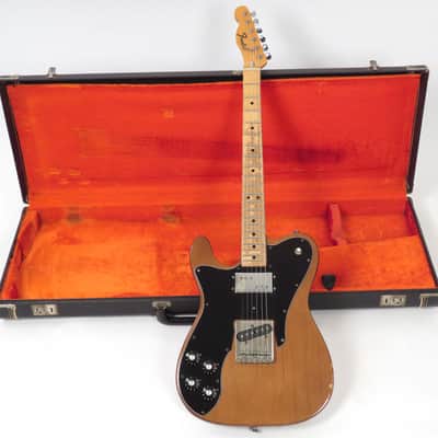 1974 Fender Telecaster Custom Left Handed - Walnut Finish - Original Case Rare Lefty! image 2