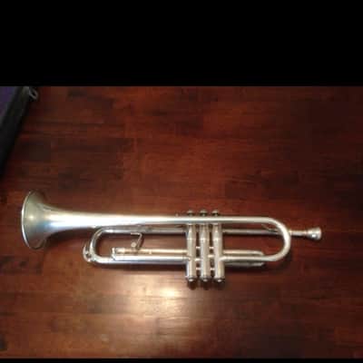 Elkhart 1920s Silver Elkhart Indiana Trumpet 1920s Silver/Satin Silver image 2