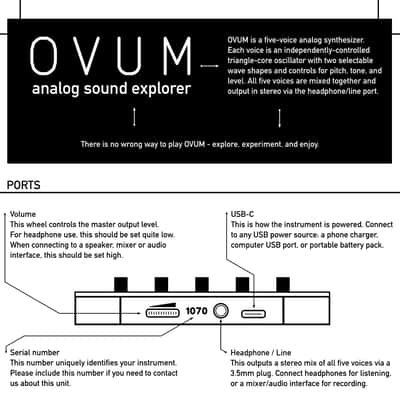 OVUM analog sound explorer drone synth image 5