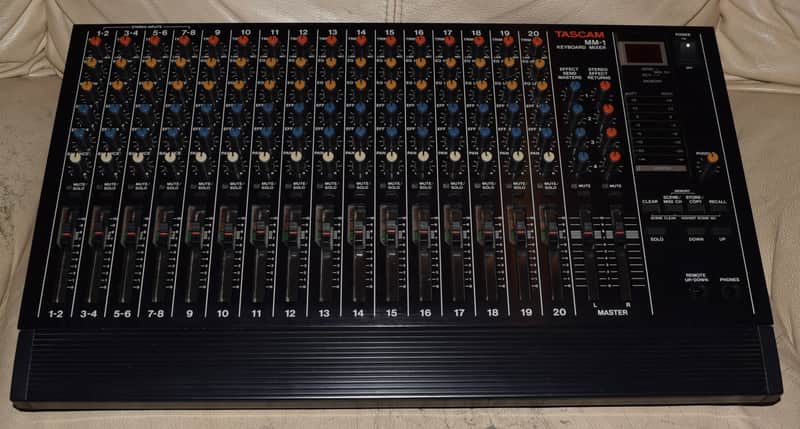 TASCAM MM-1 Keyboard Mixer 1990s - Brown image 1