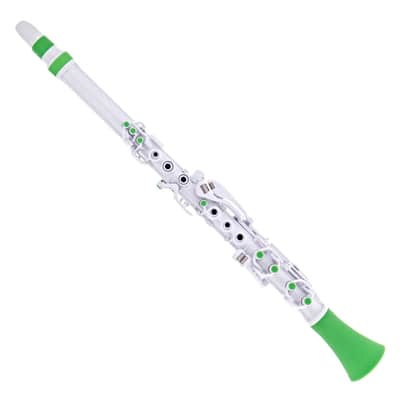 Nuvo Clarineo 2.0 clarinette en Do plastique, blanc-vert image 2