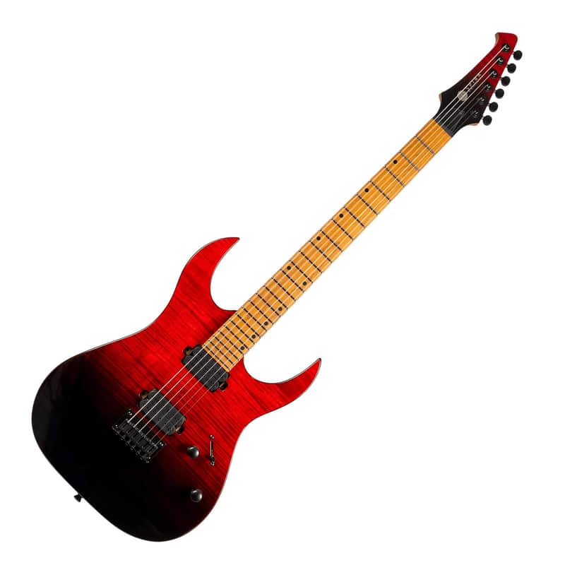 Spira S-450 TRD 450 Series Double Cutaway Roasted Poplar Flamed Maple Top Canadian Roasted Maple Neck 6-String Electric Guitar image 1