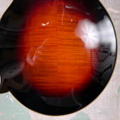 The Loar LM-600-VS Professional F-style Mandolin w/OHSC - Vintage Sunburst #0598 image 12