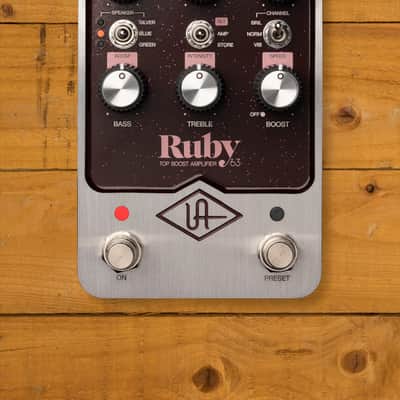 Universal Audio Ruby '63 Top Boost Amplifier Guitar Pedal image 1