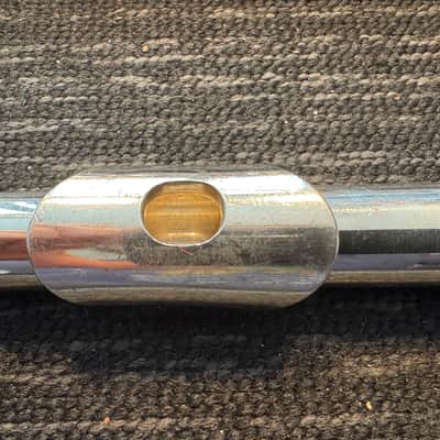 Yamaha YFL-385 Nippon Gakki Open Hole Flute 1990s - Silver image 7