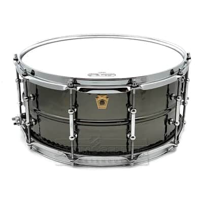 Ludwig LB417KT Black Beauty Snare Drum 14x6.5 Hammered w/Tube Lugs