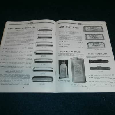 Vintage 1939 Oahu Full Line Catalog, Dealer Letter, Flier, and Post Card! STUPID RARE! image 11
