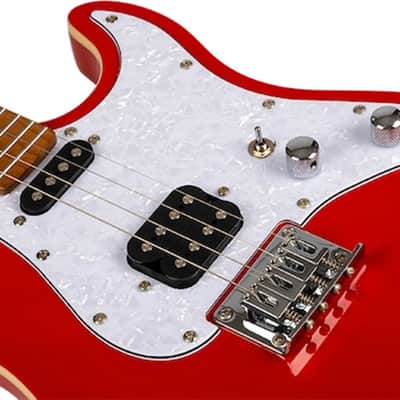 Flight PATHFINDER BARITONE RD Rock Series Basswood Body Roasted Maple Neck 4-String Baritone Ukulele w/Gig Bag image 7