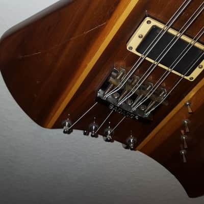 Kramer XL-8 1980 Clear / Brown Rare EMG w/ OHSC image 2