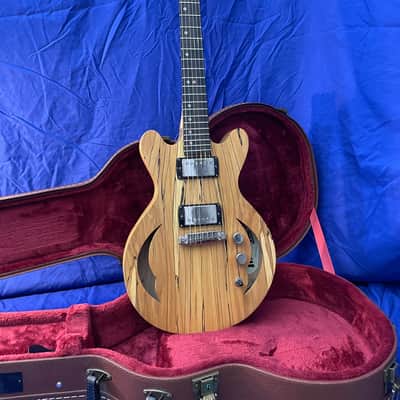 Maybury Guitars Custom Double Cut 2021 - Natural Spalted Birch image 2