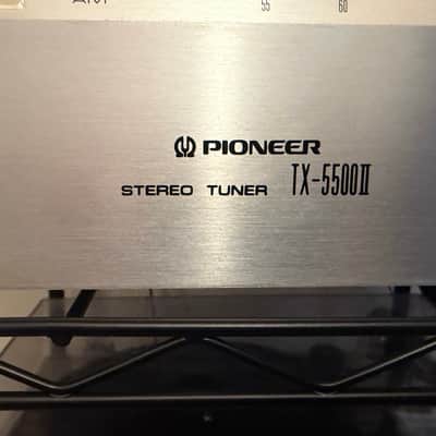Vintage Pioneer TX-5500II AM/FM Stereo Tuner Silver Face image 2