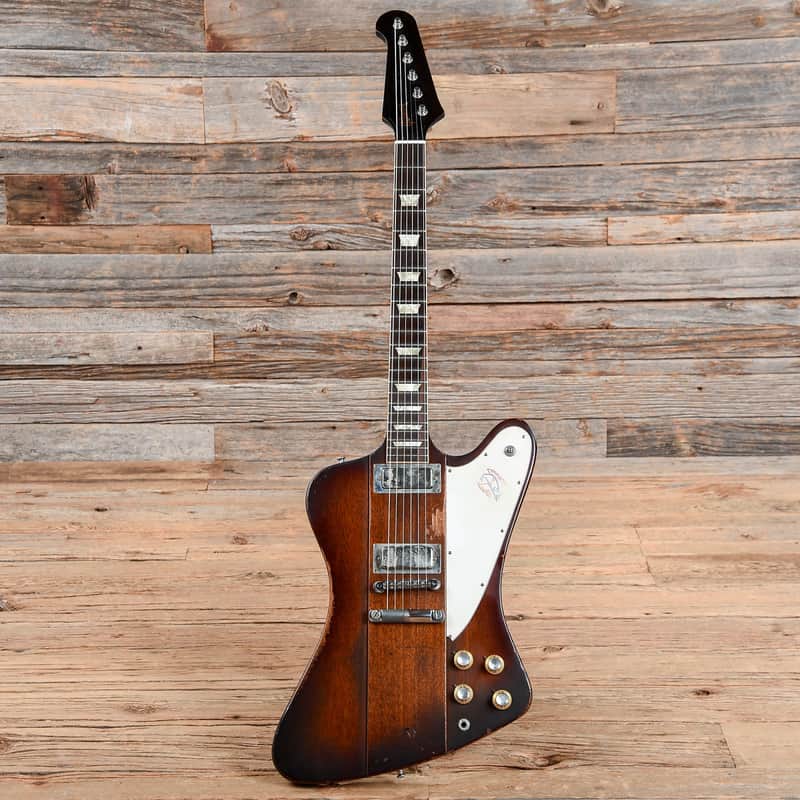 Gibson Custom Shop Johnny Winter Signature 1963 Firebird V Tom Murphy Aged Vintage Sunburst 2008 image 1
