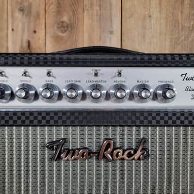 Two-Rock Bloomfield Drive 100 2026 100/50 Watt Combo - Vintage Ampeg Style Blue Checker image 6