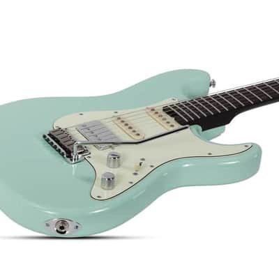 Schecter Nick Johnston Traditional HSS 10th Anniversary Atomic Green image 3