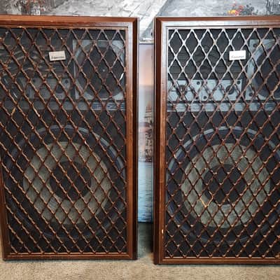 Sansui Sansui SP-Z6 Vintage Floor Speakers 80s - Walnut veneer