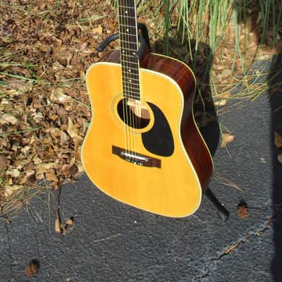 Vintage Gamma D-35 Copy Acoustic Guitar~Japan~w/Gig Bag ~3 Piece Back~Bone Saddle~MIJ~ image 1