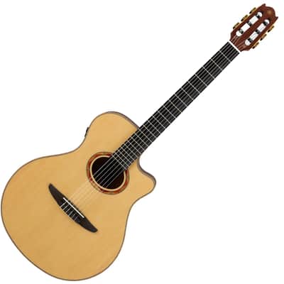 Yamaha NTX3 NT, Nylon String Acoustic-Electric Classical Guitar with Case - Natural image 1