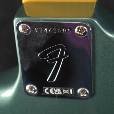 Fender American Vintage II 1966 Jazzmaster Rosewood Fingerboard Sherwood Green Metallic image 10