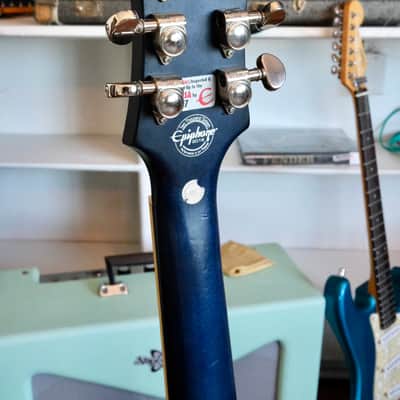 ‘17 Epiphone Les Paul Standard Pelham Blue image 6