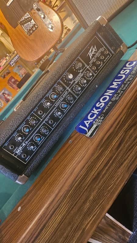 Peavey MP-4 Mark III 100H 4-Channel Powered Mixer Amp Head – Made in USA 1979 image 1