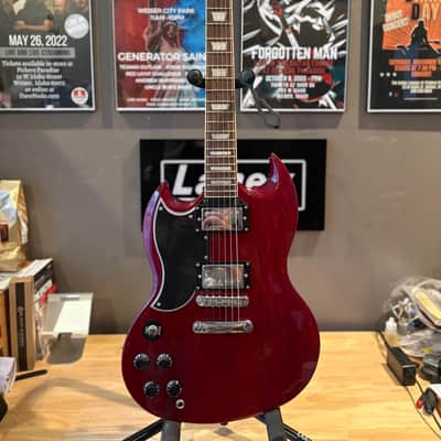 Vintage LVS6 Reissued Series Double Cut Left-Handed image 1