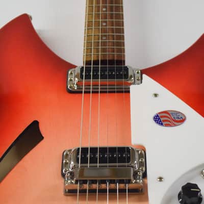 Rickenbacker 330 Thinline Semi-Hollow Electric Guitar - Fireglo image 3