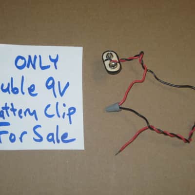 used 1980s genuine DOD double 9v battery clip for Performer Series pedals (NO pedals included / NO other parts included) battery clips work fine (pedal & internal parts seen in pictures provided as a reference) image 2