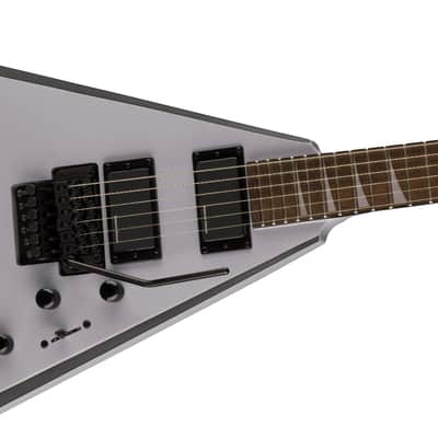 Jackson X Series Rhoads Electric Guitar RRX24, Laurel Fingerboard, Battleship Gray with Black Bevels image 6