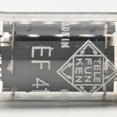 2x1940's Telefunken EF41 Top Ring Getter Made in Germany Amplitrex Tested Tube image 9