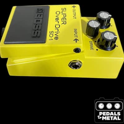 Boss SD-1 Super OverDrive (Silver Label) 1997 - Present - Yellow - X16703 image 6