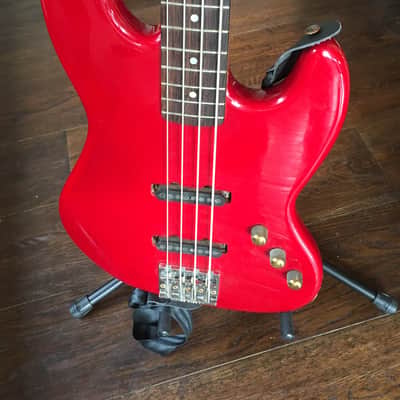 Schecter Jazz Bass 1980's Red image 1