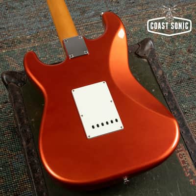 2017 Fender Traditional 60s Stratocaster Made in Japan Rare Candy Tangerine image 9