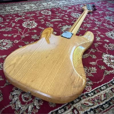 1977 Fender Precision Bass with Maple Fretboard - Natural Finish image 7