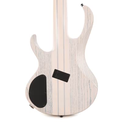 Ibanez BTB865MSTWF BTB Bass Workshop 5-String Electric Bass Multi scale Transparent White Flat image 3